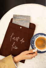 L’Art de Lire / Kahverengi Kitap Kılıfı - Görsel 4